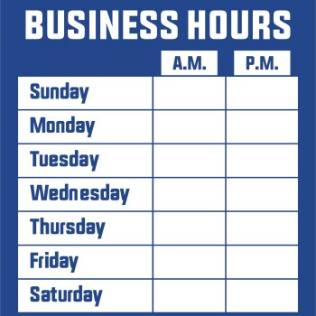Change to our office hours
